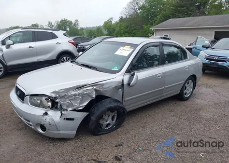 2003 Hyundai Elantra Gls/Gt из США, поврежденный, VIN KMHDN45D03U564214